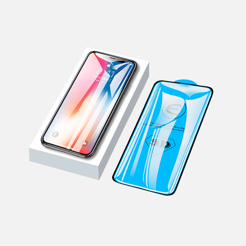 Verre de protection 9D pour iPhone